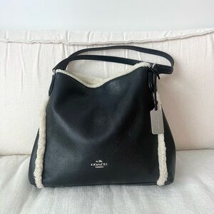 Coach Edie Shoulder Bag Fur